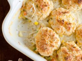 Easy Family Recipes Cheddar Bay Biscuit Chicken Pot Pie
