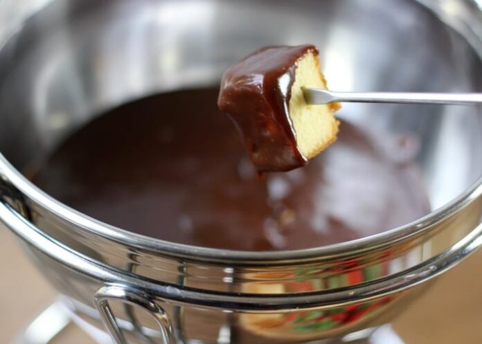 Easy Chocolate Caramel Fondue Recipe